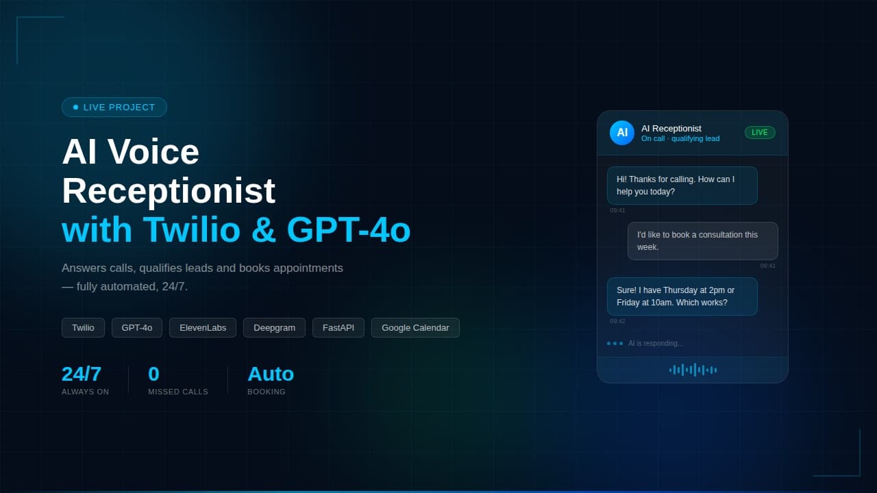 AI Voice Receptionist